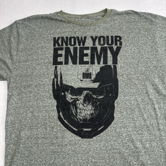 Call of Duty Infinite Warfare Know Your Enemy Green SS Graphic Shirt Men's XL - Picture 2 of 7
